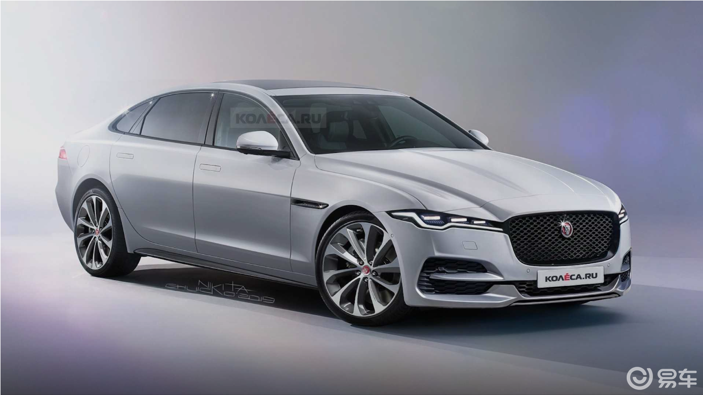 新款捷豹xj渲染图曝光贯穿式尾灯设计