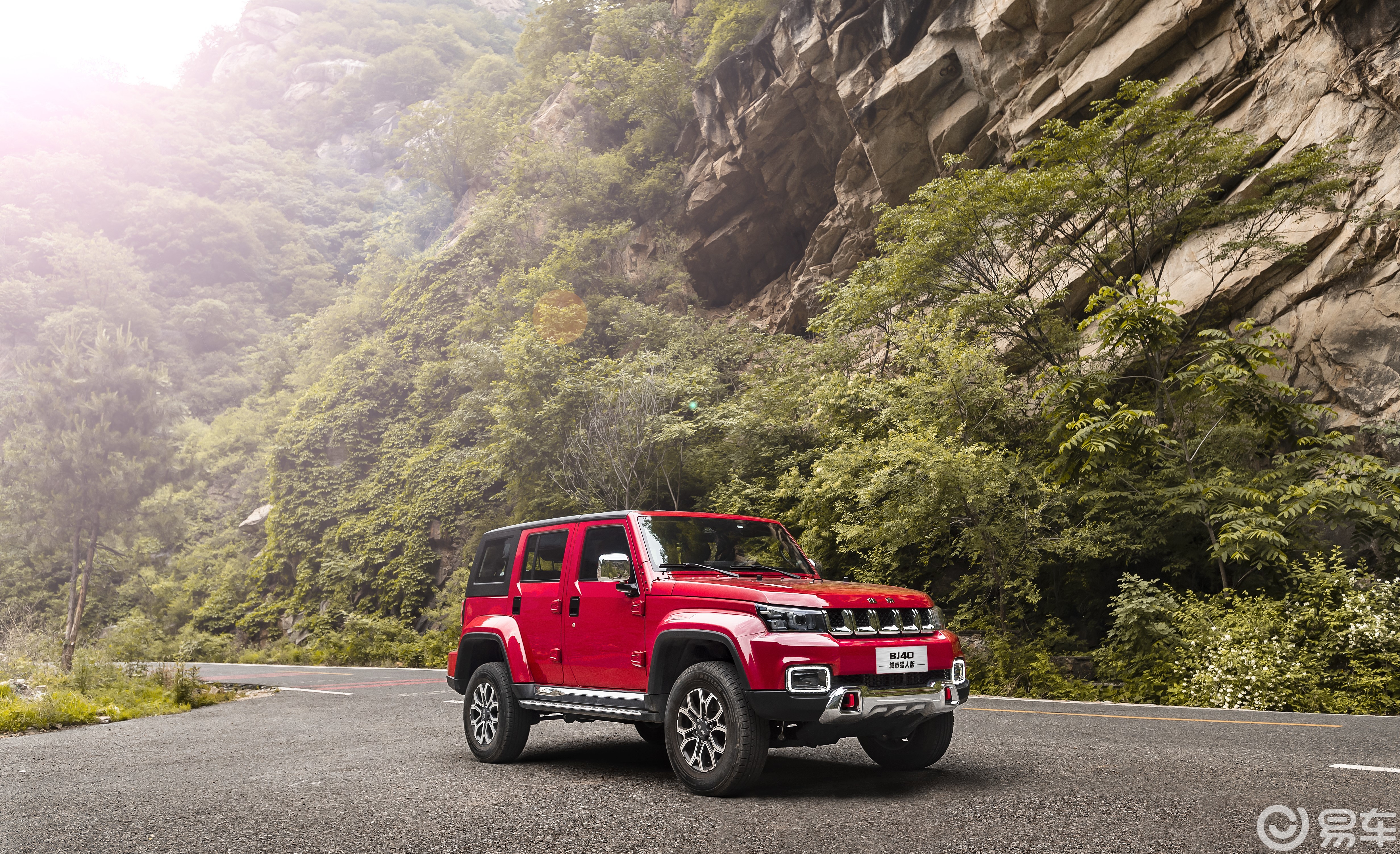 北京bj40城市猎人版,就在保留原有越野能力的同时针对车辆在利于城市