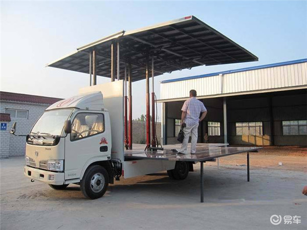 流动舞台车最低多少钱福田42米小篷车只要6万直销