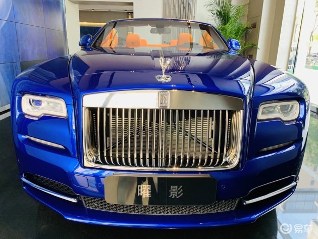 劳斯莱斯曜影双门四座敞篷gt跑车正经蓝现车