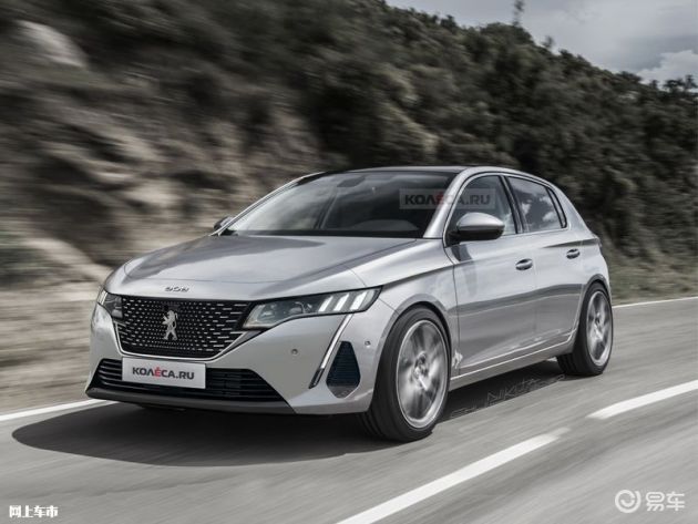 标致全新308曝光增搭16t插混升级液晶仪表