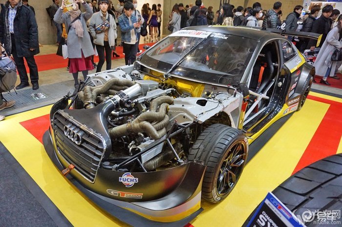 东京改装展移植v8发动机这台奥迪a5扭矩超800牛米