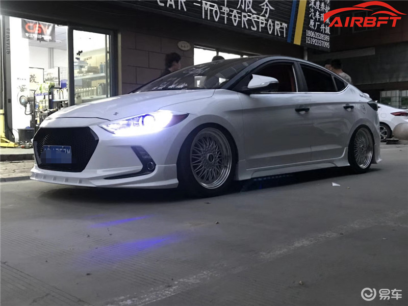 现代领动改装airbft气动避震案例介绍