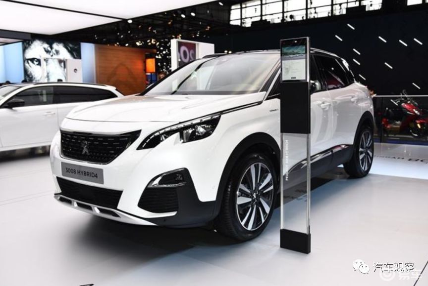 标致终于开窍四驱插电混爱信8at定位国产suv车型