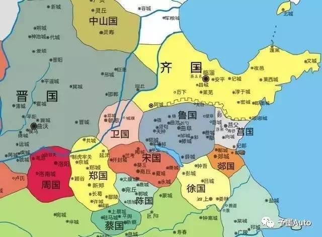 齐国最大疆域地图图片