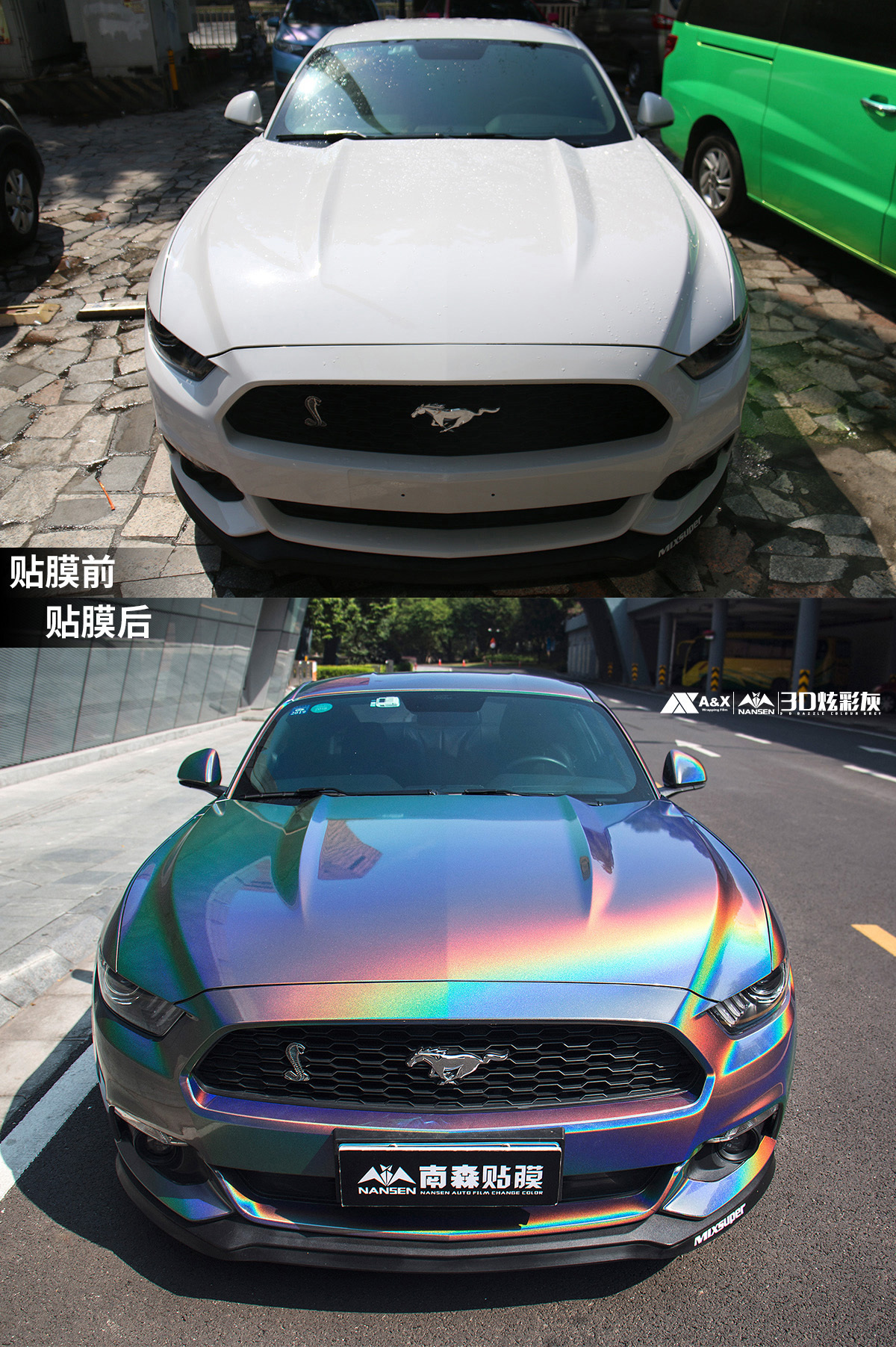 野马车身贴膜锦绣灰招商加盟