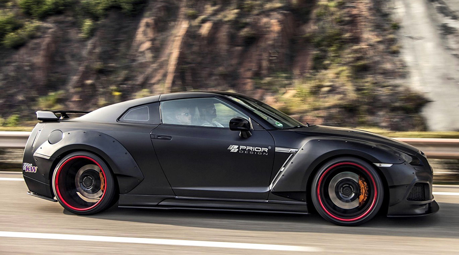 宽体日产gtr图集