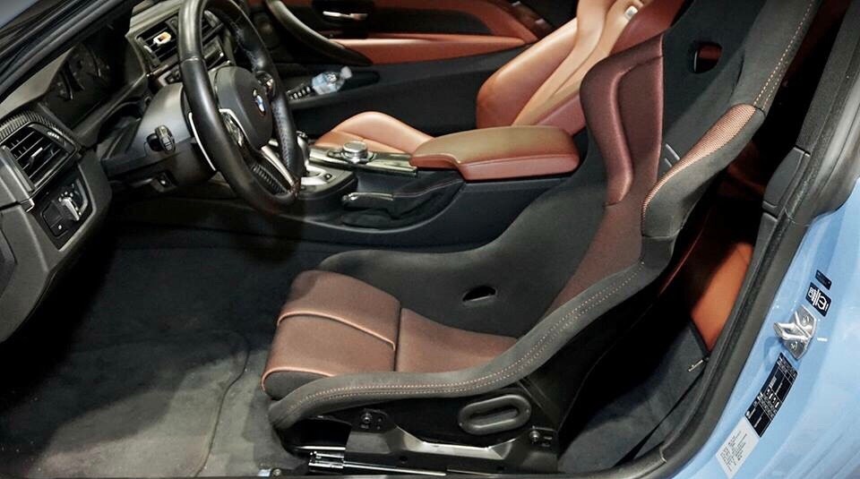 宝马m4改装前排recaro运动座椅rsg系列