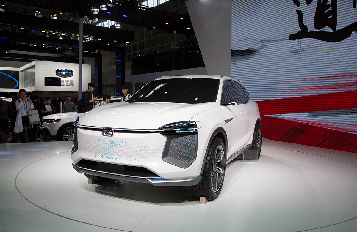 道法自然智美天成众泰全新设计理念概念车亮相北京车展