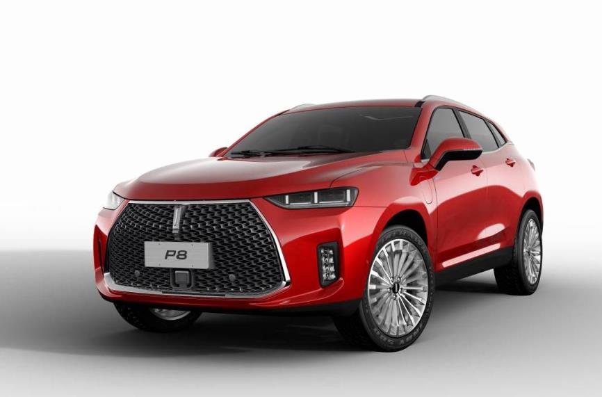 长城旗下高端子品牌wey推出了首款插电混动中型suv:wep p8