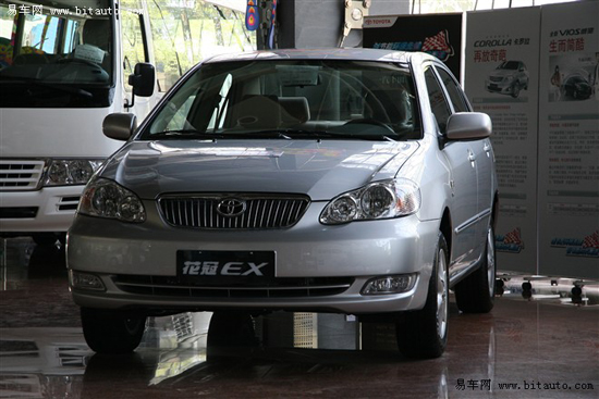 丰田花冠ex深圳优惠5000元自动挡吃紧