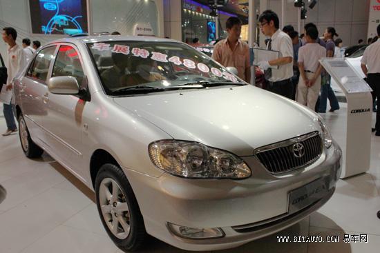 其中一汽丰田花冠车型在9月10-14日展会期间可优惠4800元,对该车感