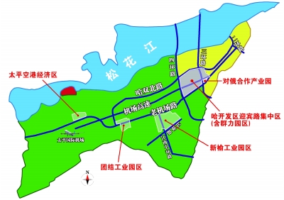 市場新榆工業園區位於機場路11公里處南側,江南中環路兩側,園區規劃