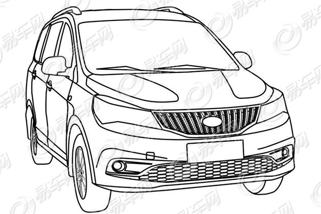 开瑞全新mpv车型申报图曝光 有望年内发布_易车