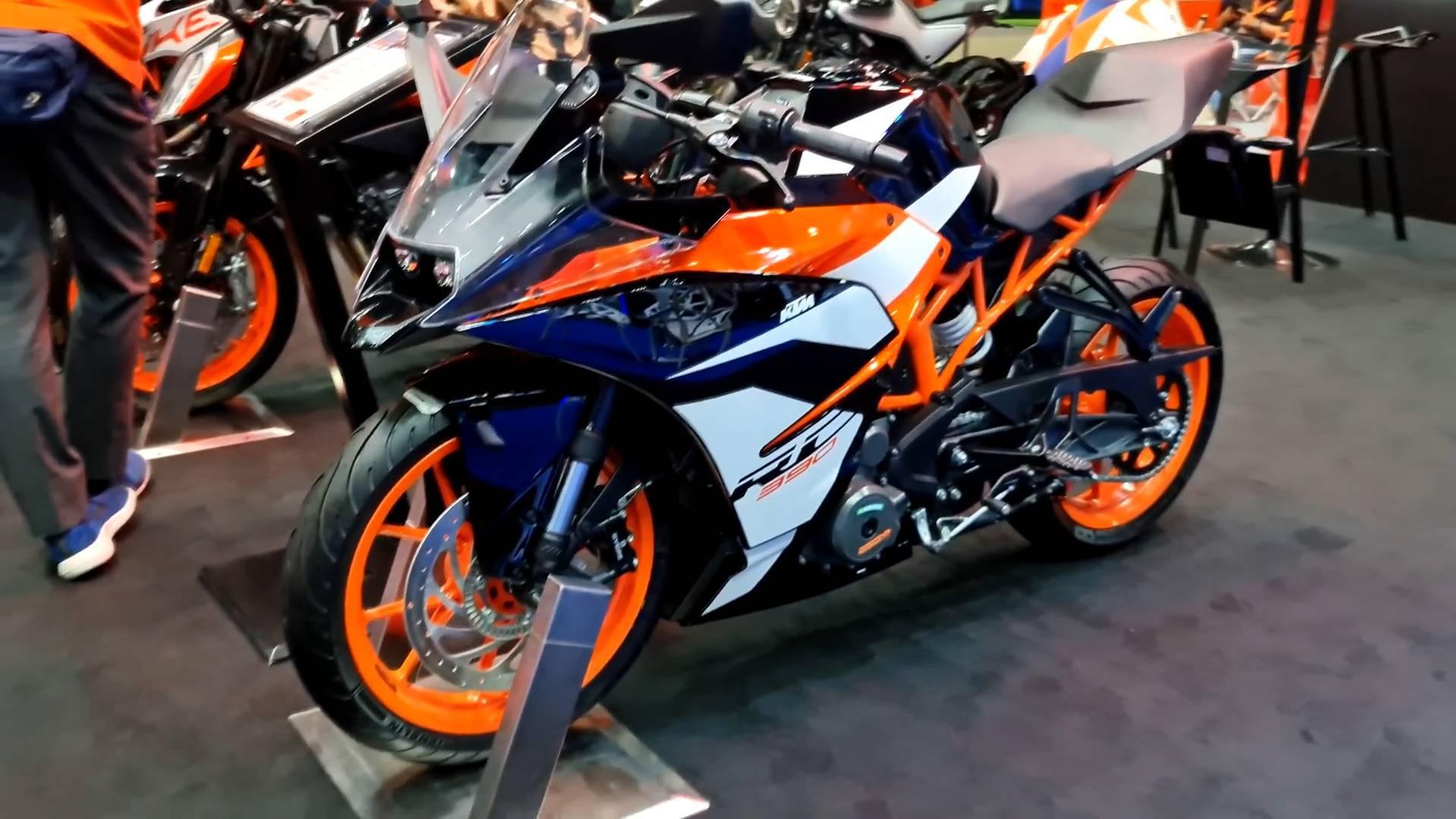 2021款ktmrc390车展实拍