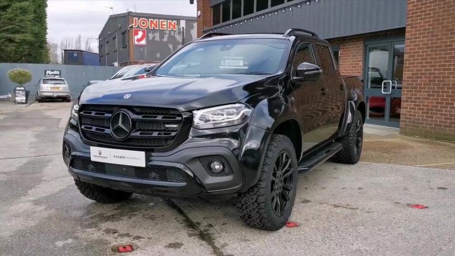 狂野霸气高大上内外实拍奔驰x级皮卡