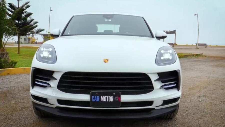 新车展示,实拍2021款保时捷macan,颜值太高