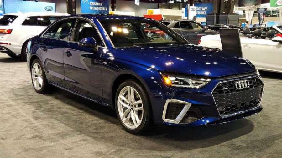 新车展示高清实拍奥迪a4这颜值没话说