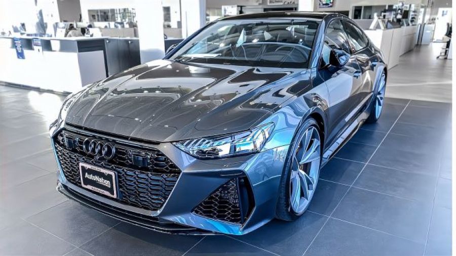 2021款奥迪rs7sportback到店实拍简直太酷了