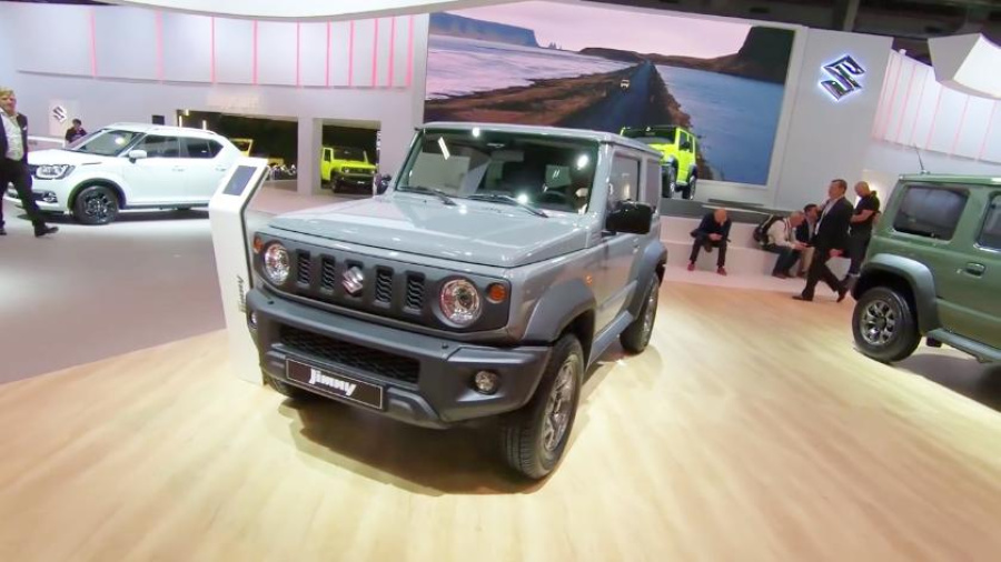 总算见到实车铃木吉姆尼巴黎车展实拍