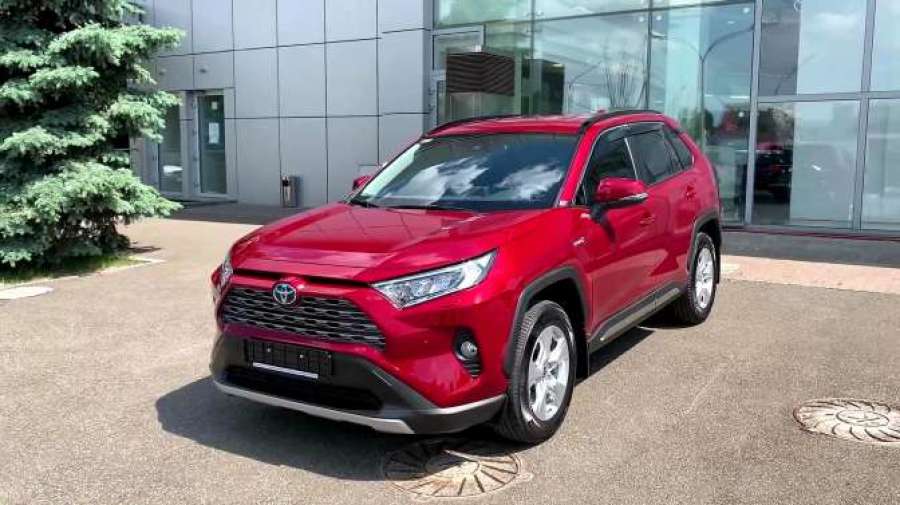 红色也爷们儿丰田rav4荣放实车内外展示