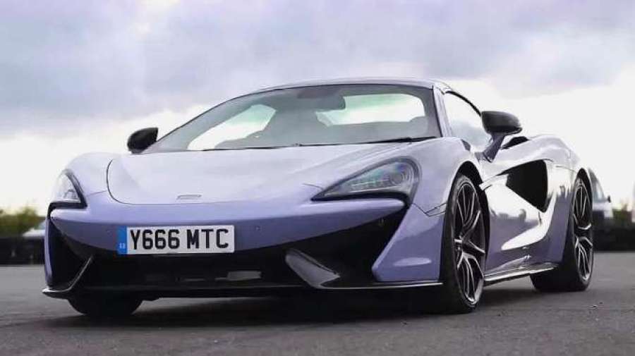 宝马i8奥迪r8与迈凯伦570s比加速差距太大刚起步就被秒