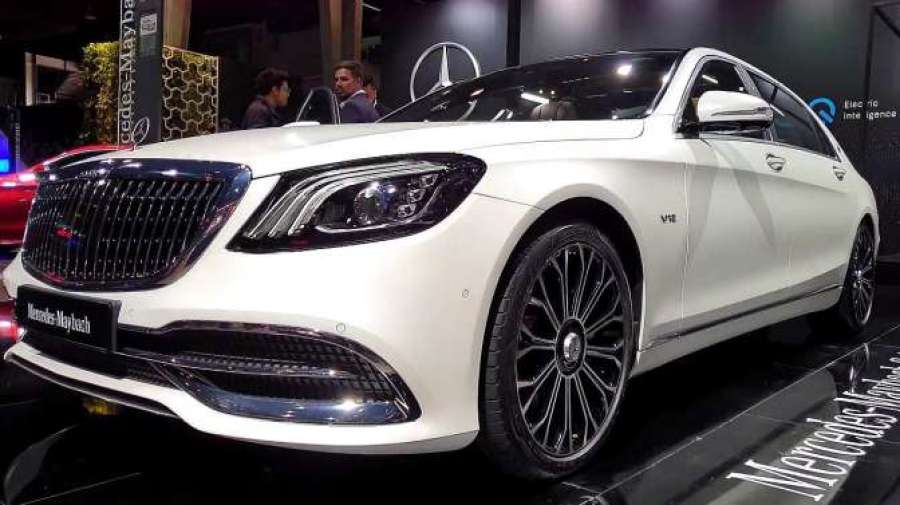 高清实拍奔驰迈巴赫s650v12版