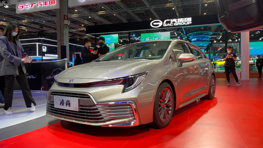 上海车展新车速递2021上海车展实拍广汽丰田凌尚