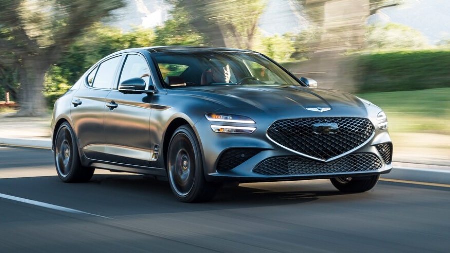 韩系豪华主打2022款捷恩斯g70动态展示