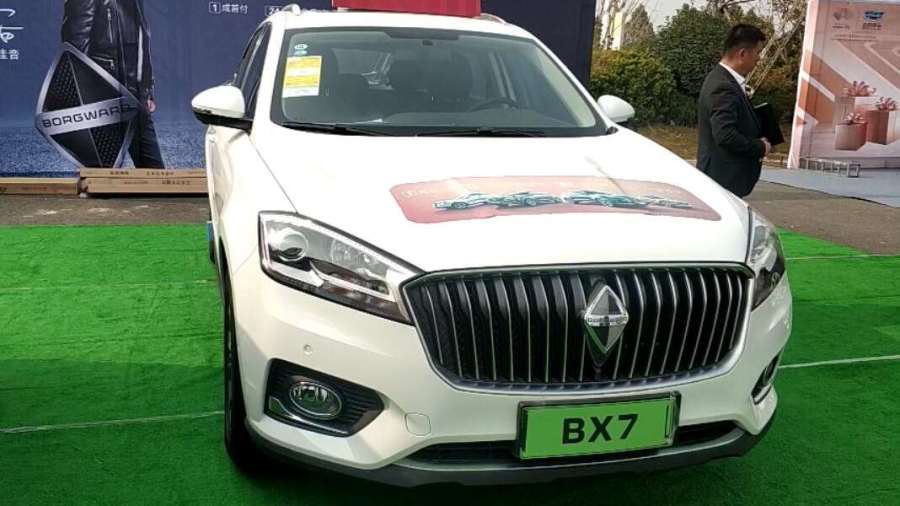 车展实拍全新宝沃bx7售价1698万3028万的中型suv