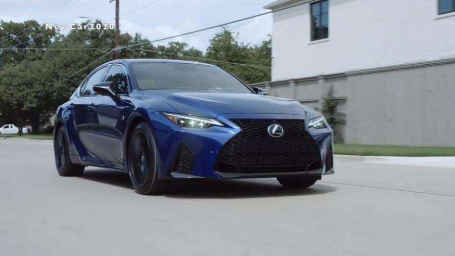 最漂亮的运动轿车2021款雷克萨斯is350实拍