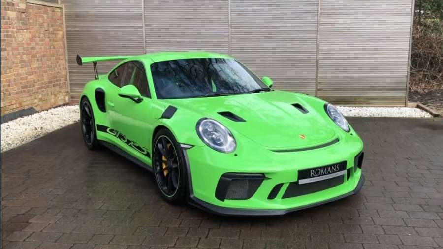 實拍體驗一隻綠色大青蛙保時捷911gt3rs