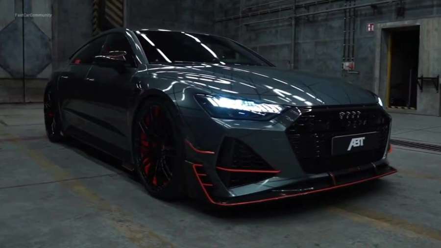 国外改装大厂abt最新作品2021款奥迪rs7r颜值最高的轿跑