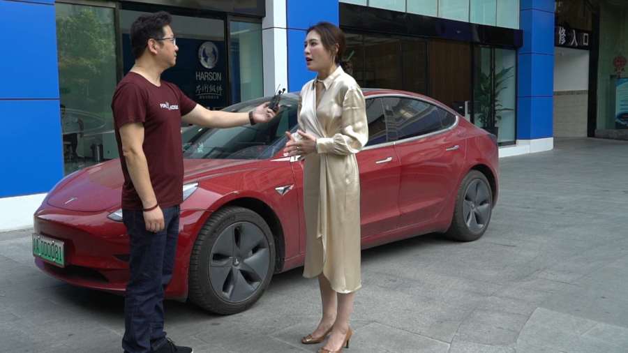 车主有话说第十九期特斯拉model3到底如何来听美女车主怎么说