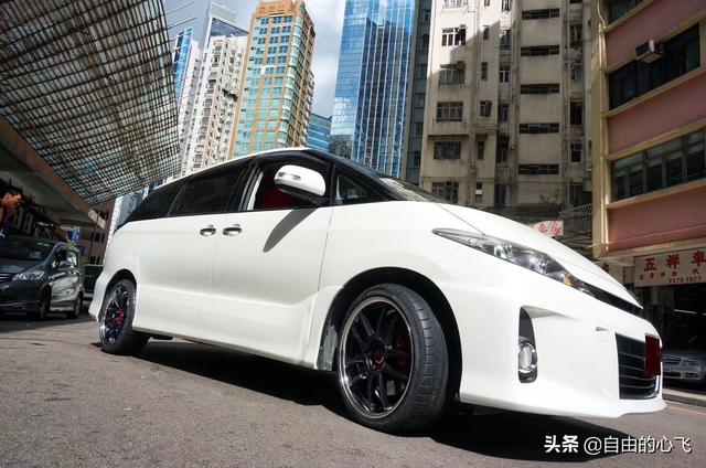 丰田普瑞维亚改装原装日本版estima包围套件