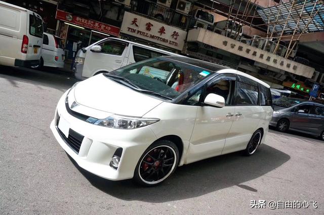 丰田普瑞维亚改装原装日本版estima包围套件