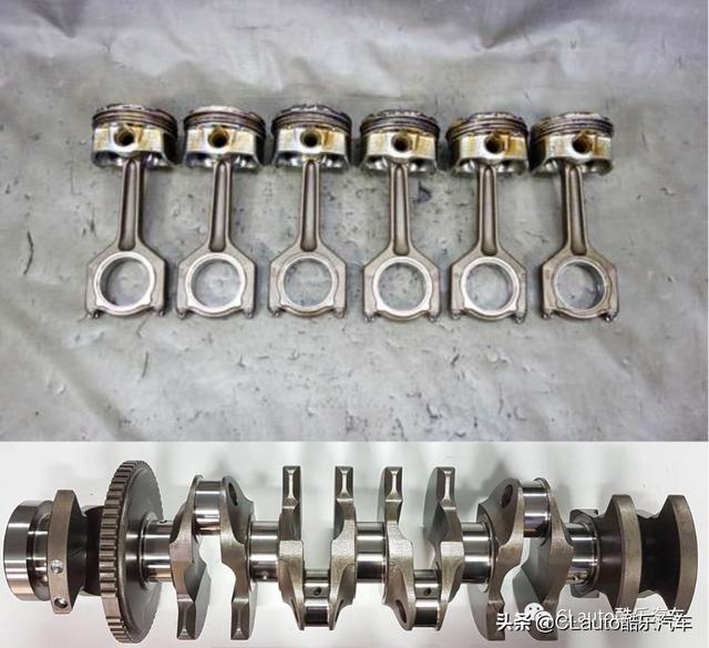 n54活塞,连杆和曲轴n54的连杆是锻造的,曲轴是锻造钢制.