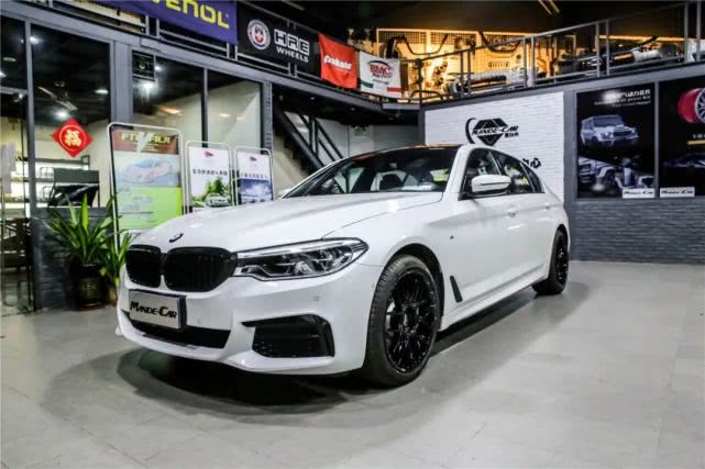 宝马525li改装mmx19寸f103旋压轮毂