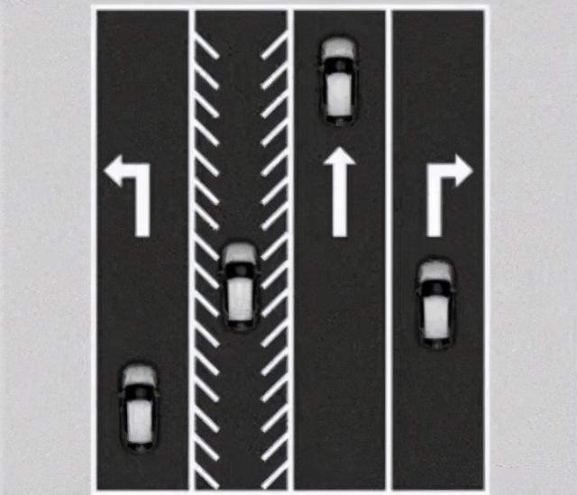 车行道纵向减速标线图片